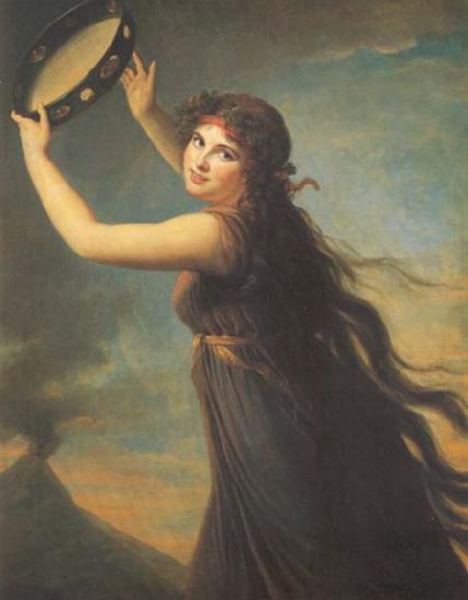 elisabeth vigee-lebrun Portrait of Emma, Lady Hamilton oil painting picture